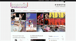 Desktop Screenshot of esenciaproducciones.com